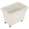 Global Industrial 8 Bushel Plastic Bulk Box Truck, Direct Mount Base, White, 33-3/10L x 24-3/5W x 27-2/5H 800313WH - alternate 3